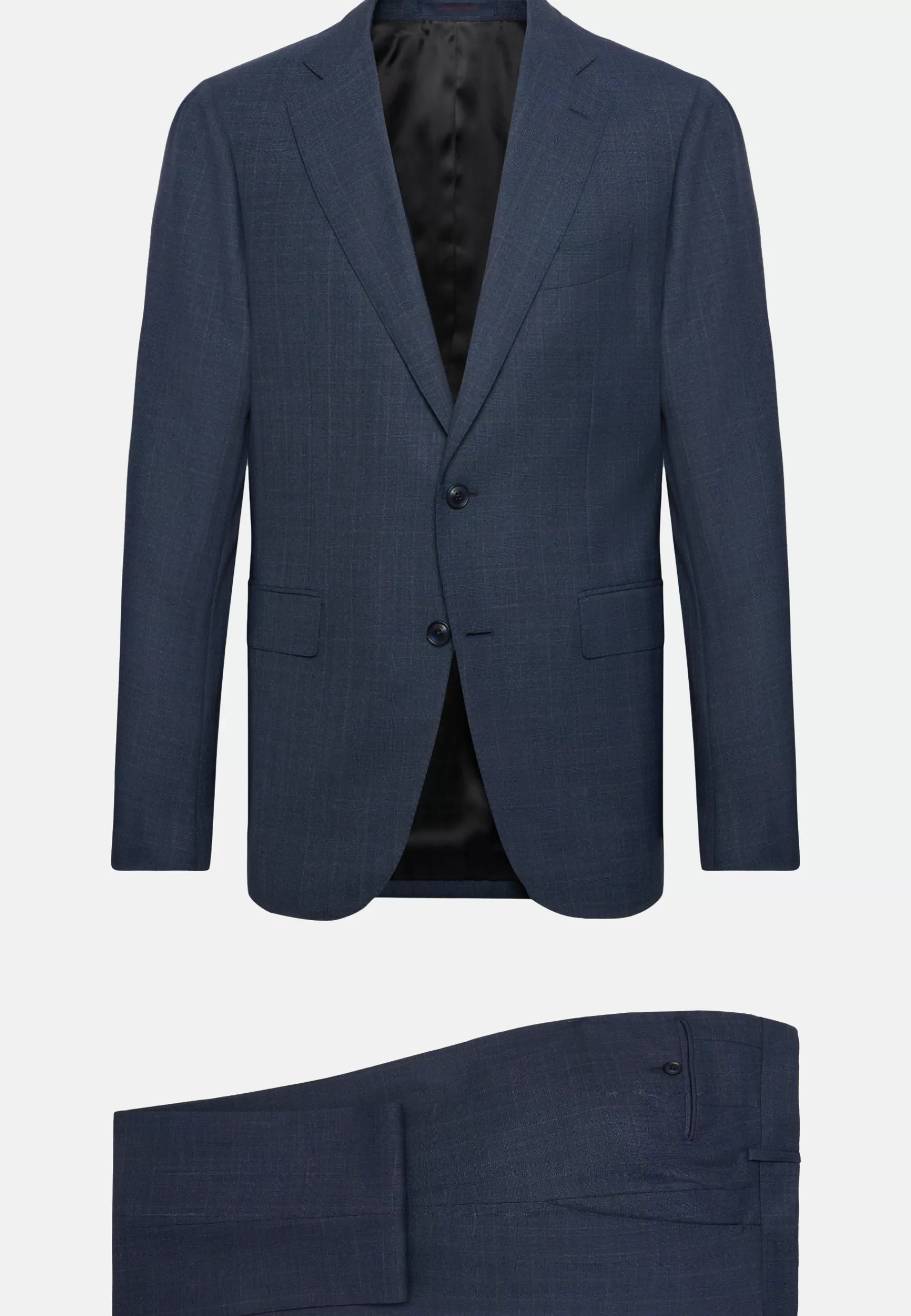 Suits^Boggi Milano Prince of Wales Check Suit In Super 130 Wool Blue